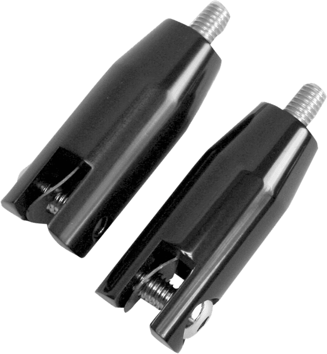 ACCUTRONIX 1620-1242 Rear Foot Peg Mount - Black - FLT/FLH '93-'24 — image 1 of 2
