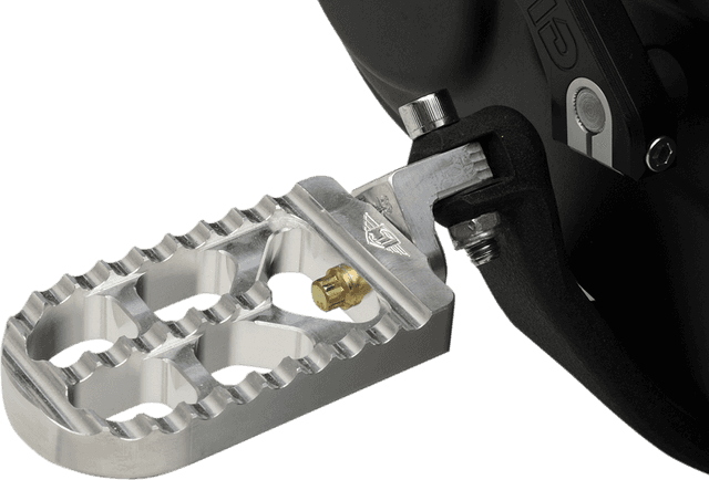 JOKER MACHINE 1620-1264 Adjustable Serrated Foot Pegs - Long - Raw - XL — image 2 of 2