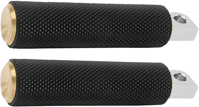 ARLEN NESS 1620-1307 Foot Pegs - Knurled - Brass