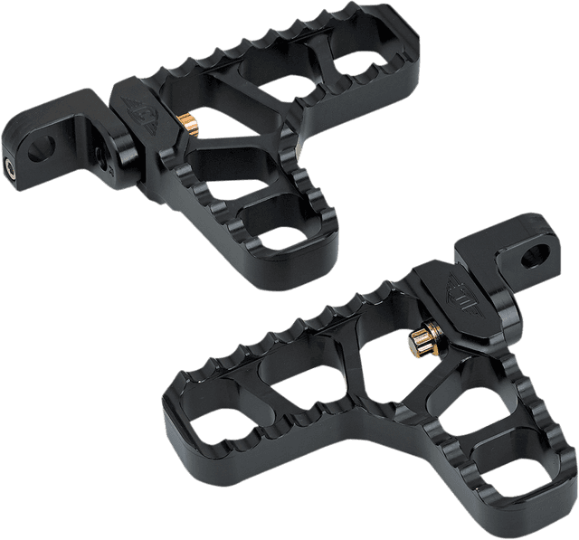 JOKER MACHINE 1620-1622 Adjustable Serrated Foot Pegs - Long - Black - XL