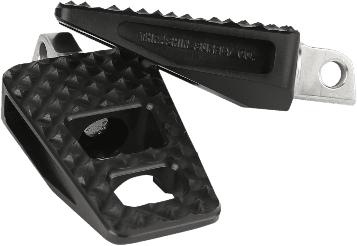 THRASHIN SUPPLY CO. 1620-1754 Front/Rear P-54 Foot Pegs - Black - 2.25"