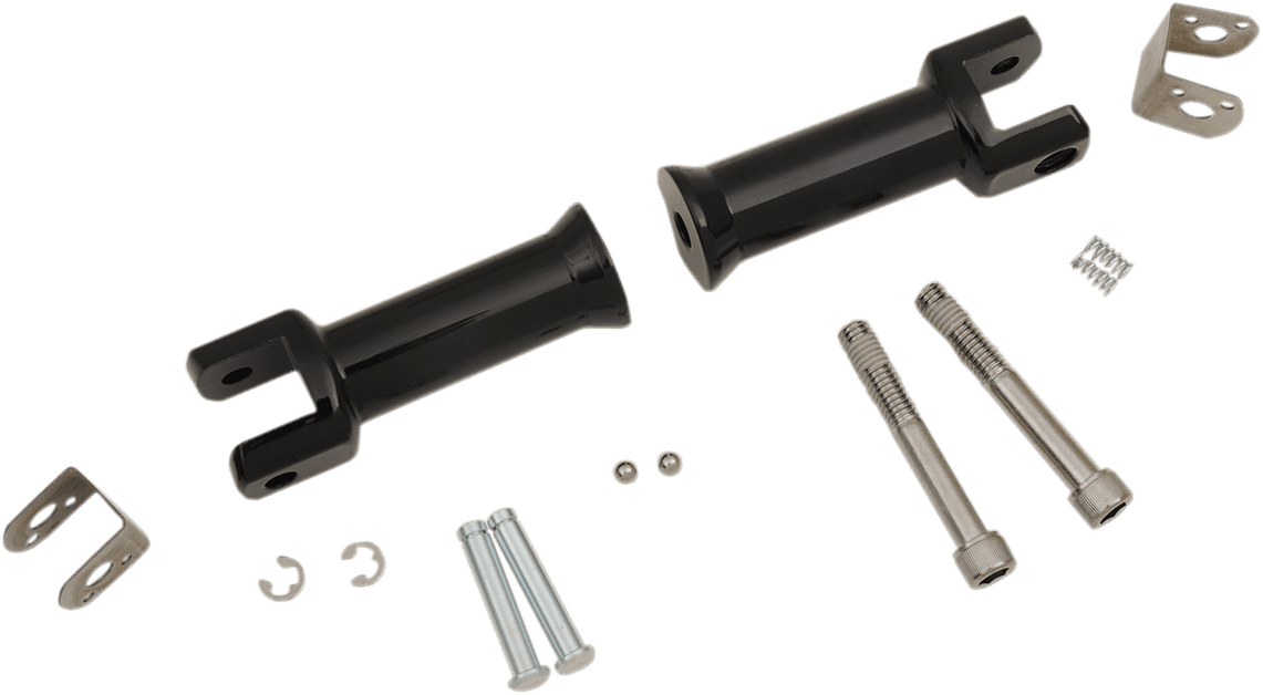 DRAG SPECIALTIES 1620-1785 Passenger Peg Mount - Black - Softail
