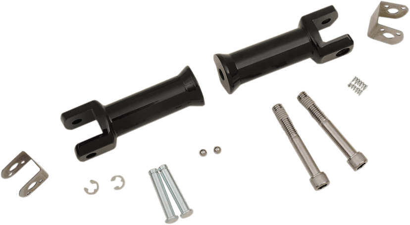 DRAG SPECIALTIES 1620-1785 Passenger Peg Mount - Black - Softail