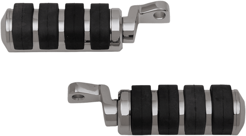 DRAG SPECIALTIES 1620-1838 Soft Ride Foot Pegs - Large - Chrome - XL