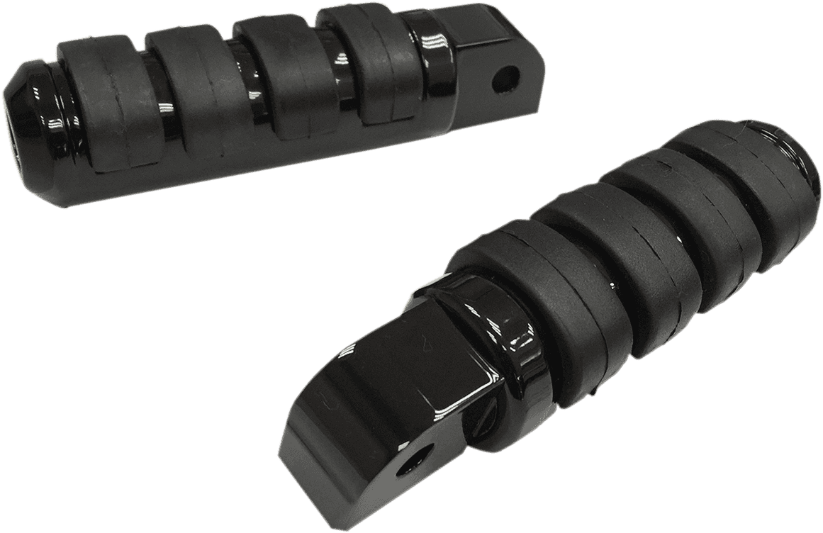 DRAG SPECIALTIES 1620-1848 Soft Ride Foot Pegs - Large - Black - FL/FX/ELW
