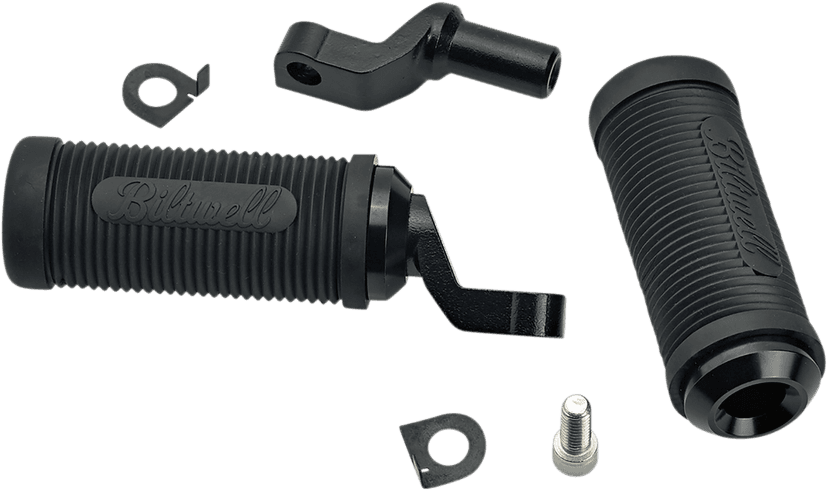 BILTWELL 1620-1857 Norman Step Foot Pegs - Black - Softail