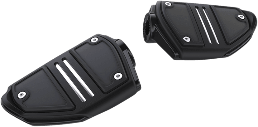 CIRO 1620-1864 Twin Rail Foot Pegs - Black