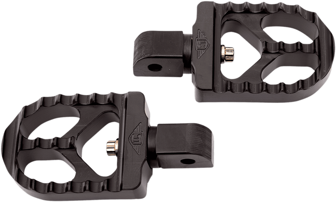 JOKER MACHINE 1620-1906 Serrated Foot Pegs - Black - Short