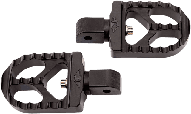 JOKER MACHINE 1620-1906 Serrated Foot Pegs - Black - Short