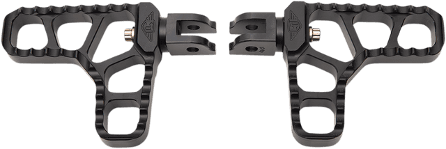 JOKER MACHINE 1620-1912 Serrated Heel Pegs - Black - Harley-Davidson