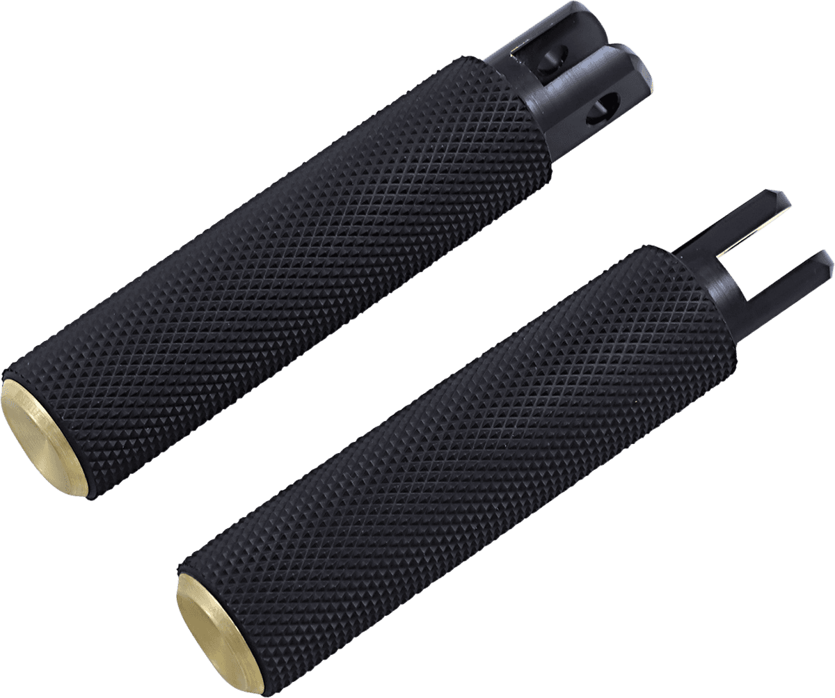 ARLEN NESS 1620-1971 Knurled Foot Pegs - Brass - FX/FL '18-'26