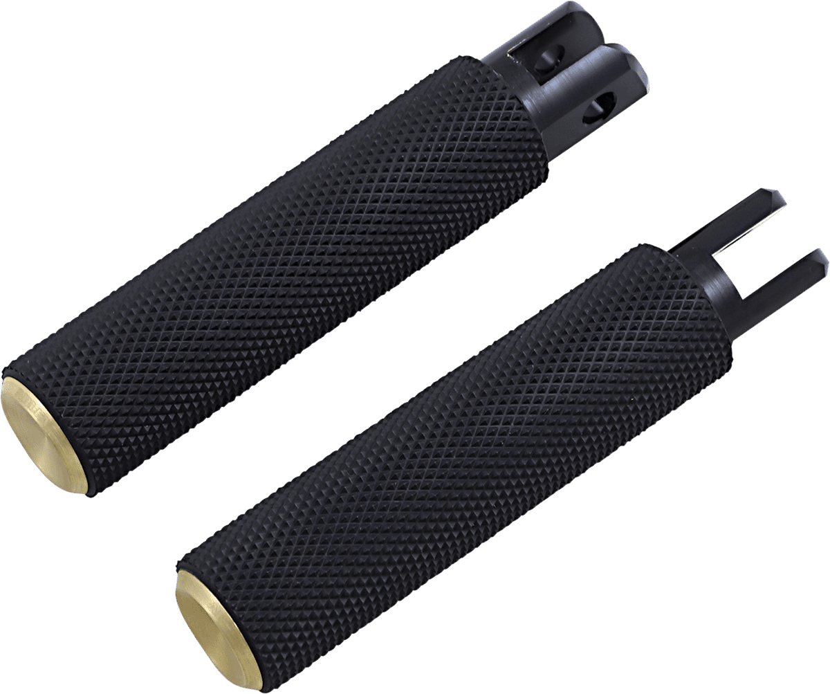 ARLEN NESS 1620-1971 Knurled Foot Pegs - Brass - FX/FL '18-'25