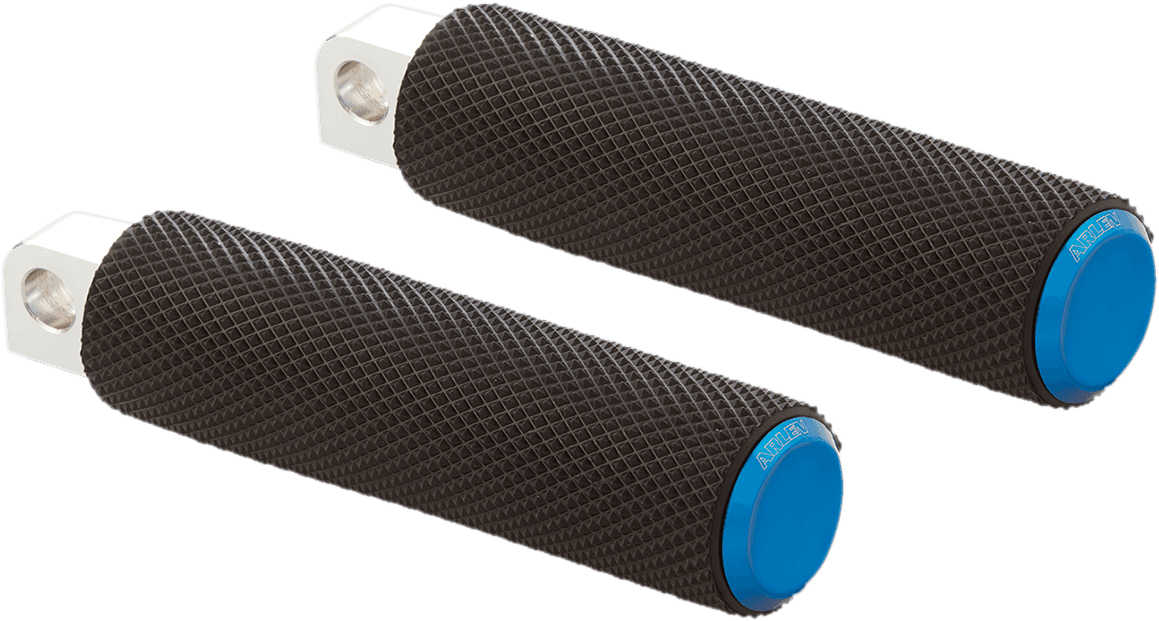 ARLEN NESS 1620-1974 Passenger Knurled Foot Pegs - Blue - FL/FX '18-'25