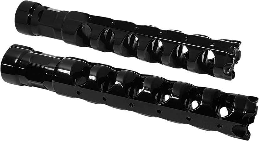 ACCUTRONIX 1620-2159 Muzzle Break Foot Pegs - Rigid Mount - Black