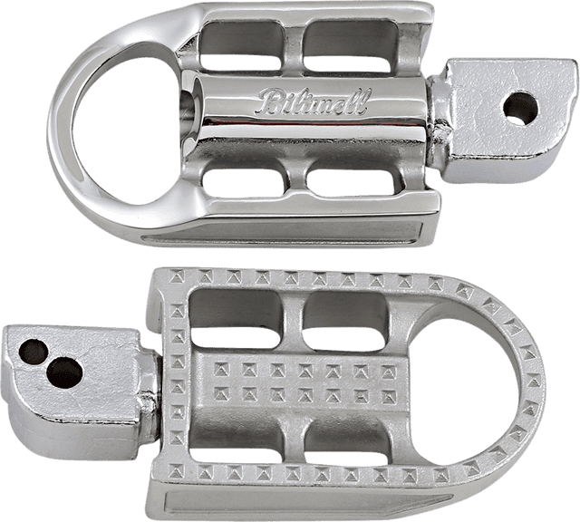 BILTWELL 1620-2164 Mushman Foot Pegs - Standard - Raw Polished