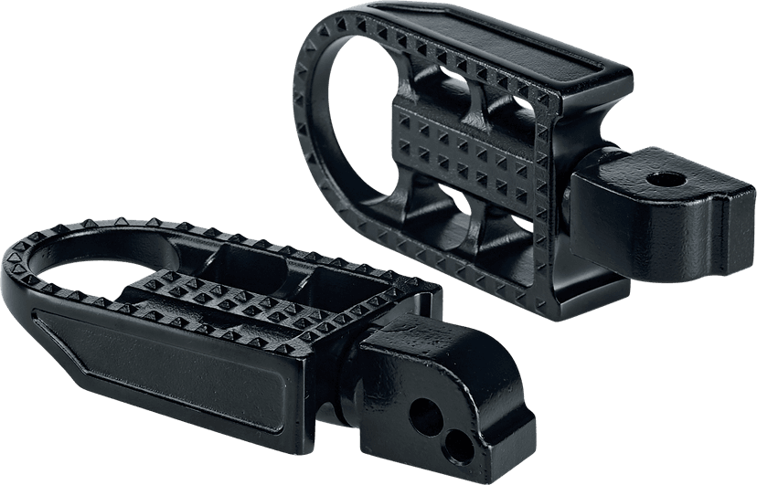 BILTWELL 1620-2165 Mushman Foot Pegs - Standard - Black Electroplated — image 3 of 4