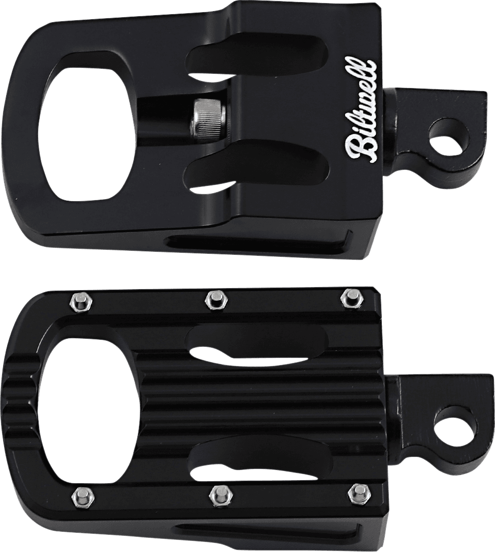 BILTWELL 1620-2170 Punisher Foot Pegs - Classic - Black