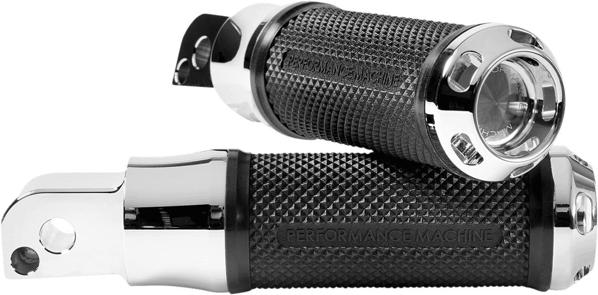PERFORMANCE MACHINE (PM) 1620-2238 Apex Foot Pegs - M8 - Passenger - Chrome
