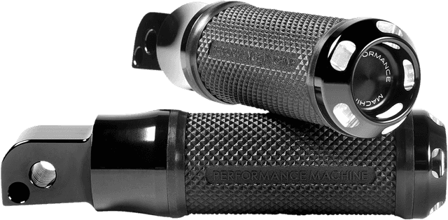 PERFORMANCE MACHINE (PM) 1620-2239 Apex Foot Pegs - M8 - Passenger - Black