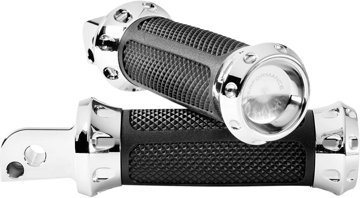 PERFORMANCE MACHINE (PM) 1620-2242 Overdrive Foot Pegs - Passenger - Chrome - FL/FX