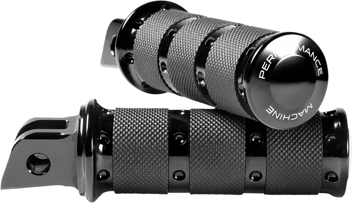 PERFORMANCE MACHINE (PM) 1620-2245 Foot Pegs - Black - XLS - M8