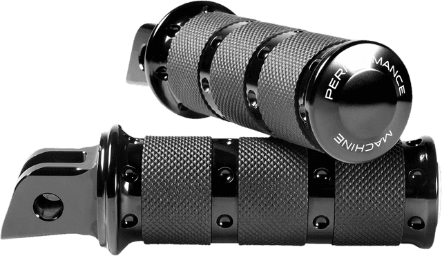 PERFORMANCE MACHINE (PM) 1620-2245 Foot Pegs - Black - XLS - M8