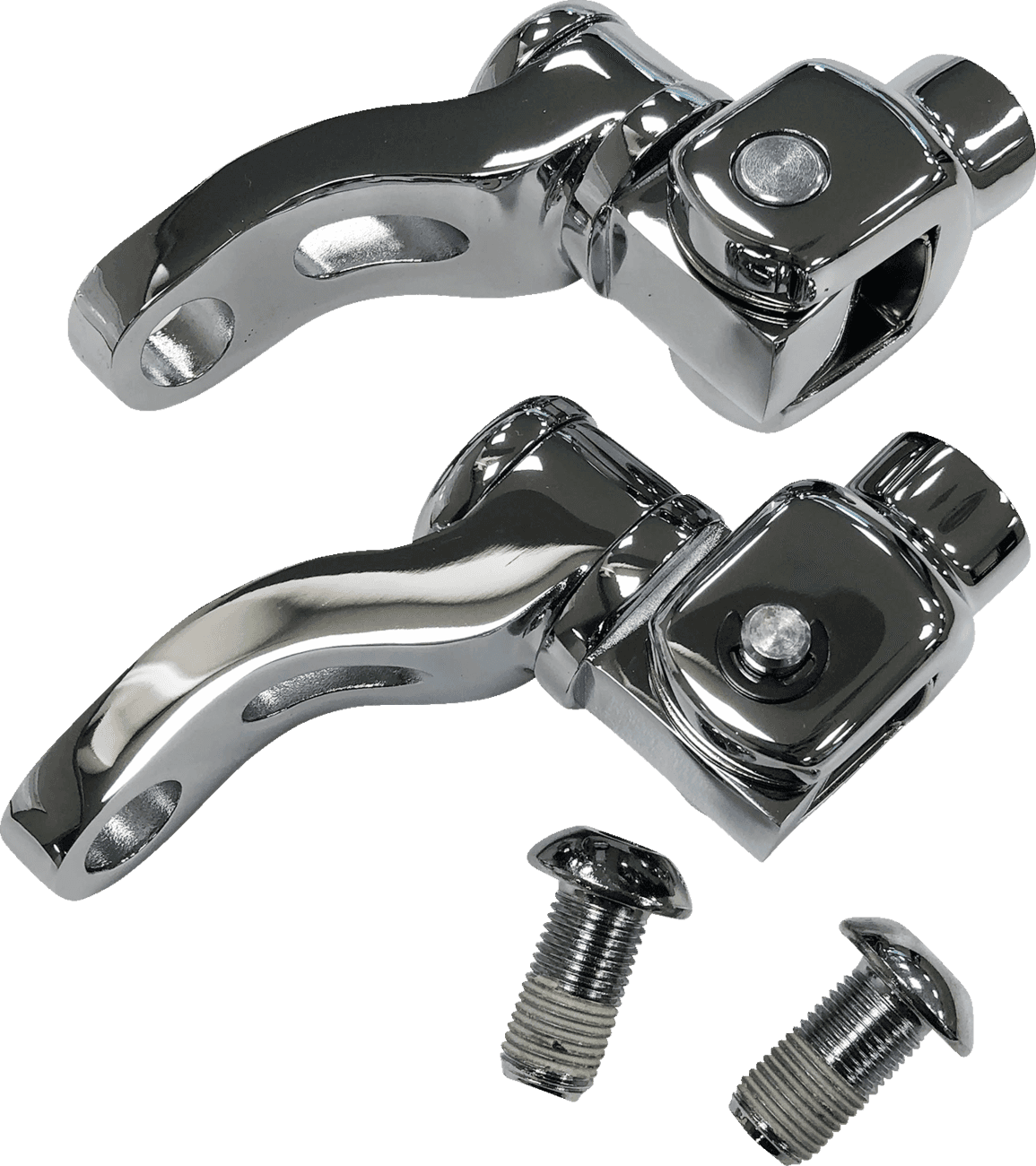 DRAG SPECIALTIES 1620-2476 Passenger Peg Mount - Adjustable - Chrome