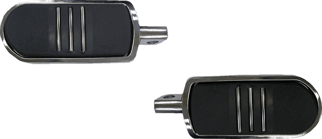 DRAG SPECIALTIES 1620-2479 Sweeper Foot Pegs - Chrome - FX