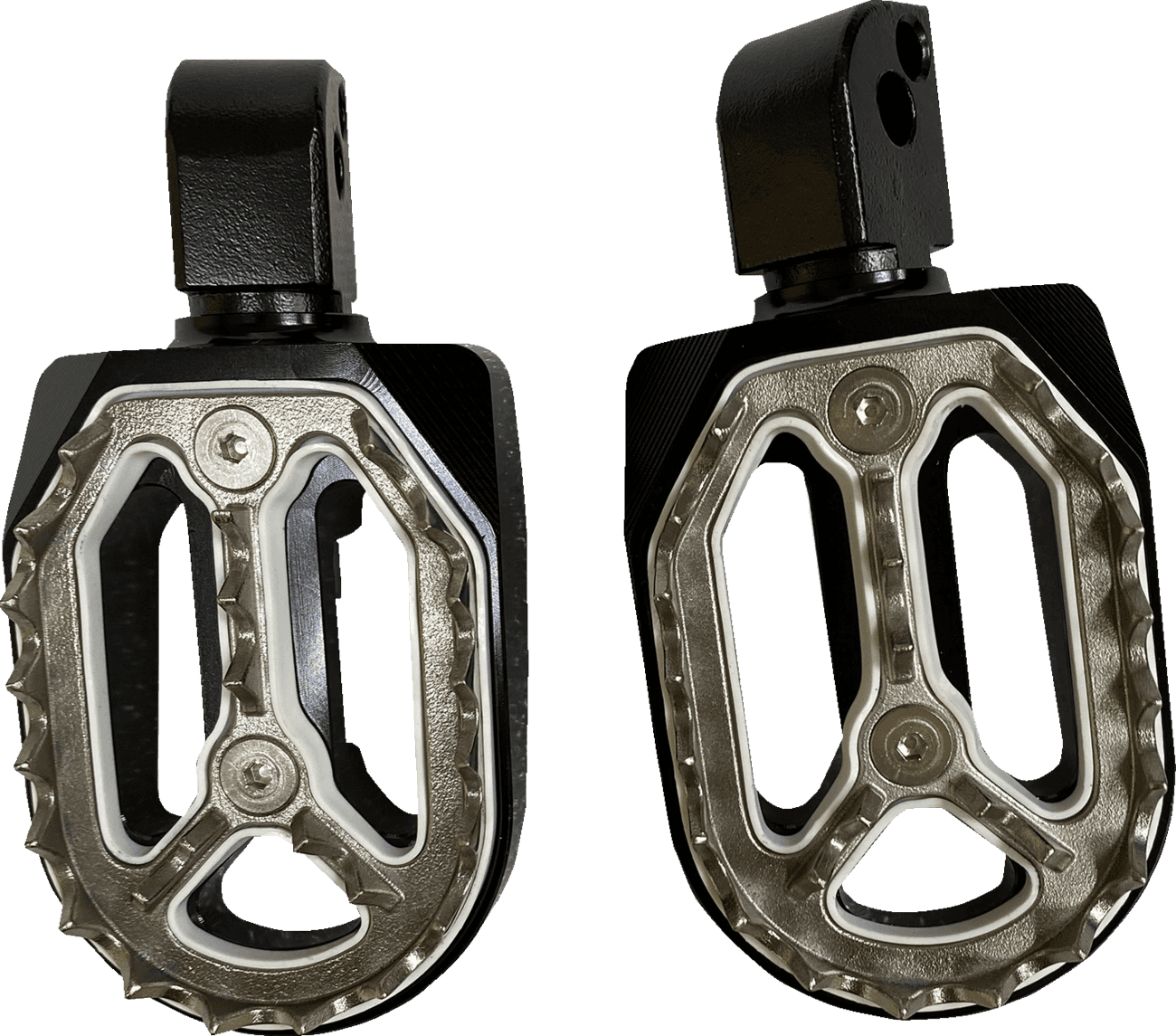 DRAG SPECIALTIES 1620-2483 Qualifier Foot Pegs - Black - Passenger