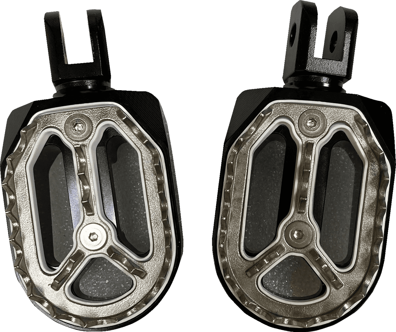 DRAG SPECIALTIES 1620-2484 Qualifier Foot Pegs - Black - Driver