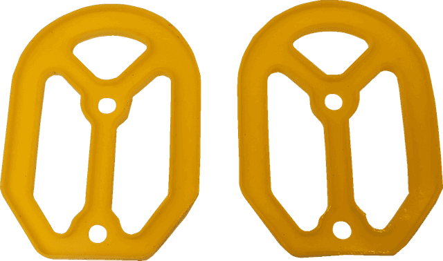 DRAG SPECIALTIES 1620-2490 Qualifier Insert - Rubber - Yellow