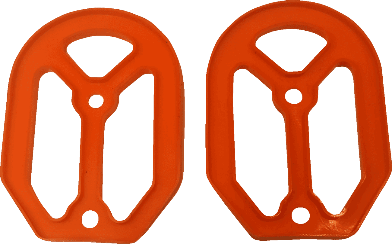 DRAG SPECIALTIES 1620-2491 Qualifier Insert - Rubber - Orange