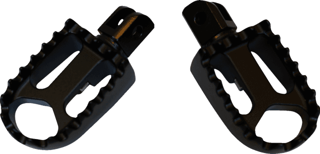DRAG SPECIALTIES 1620-2493 BMX Foot Pegs - Black - Driver