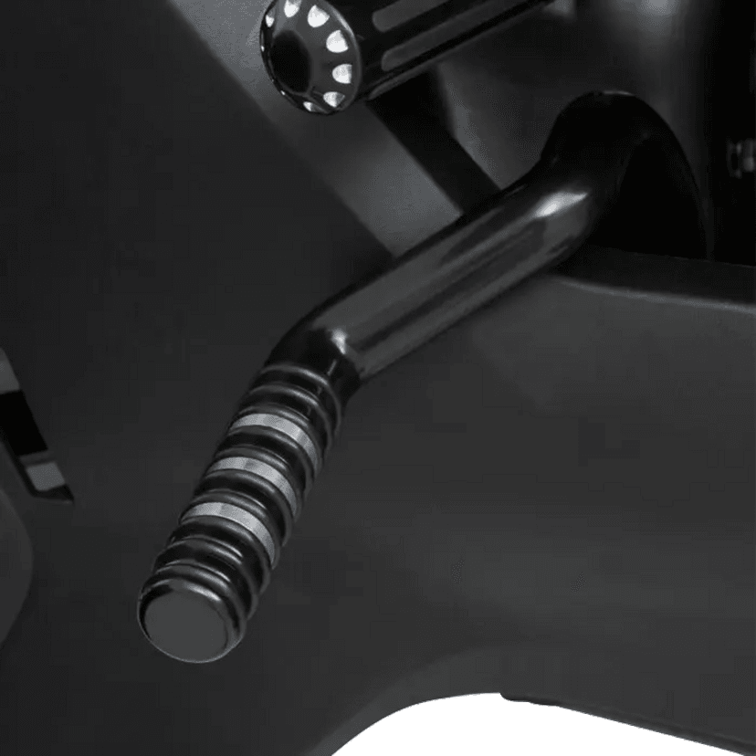 SHOW CHROME 1620-2500 Adjustable Highway Pegs - Satin Black with Contrast Cut - Can-Am — image 4 of 5