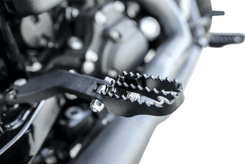 BURLY BRAND 1620-2503 MX Mini Foot Pegs - Driver/Passenger - Black — image 5 of 6