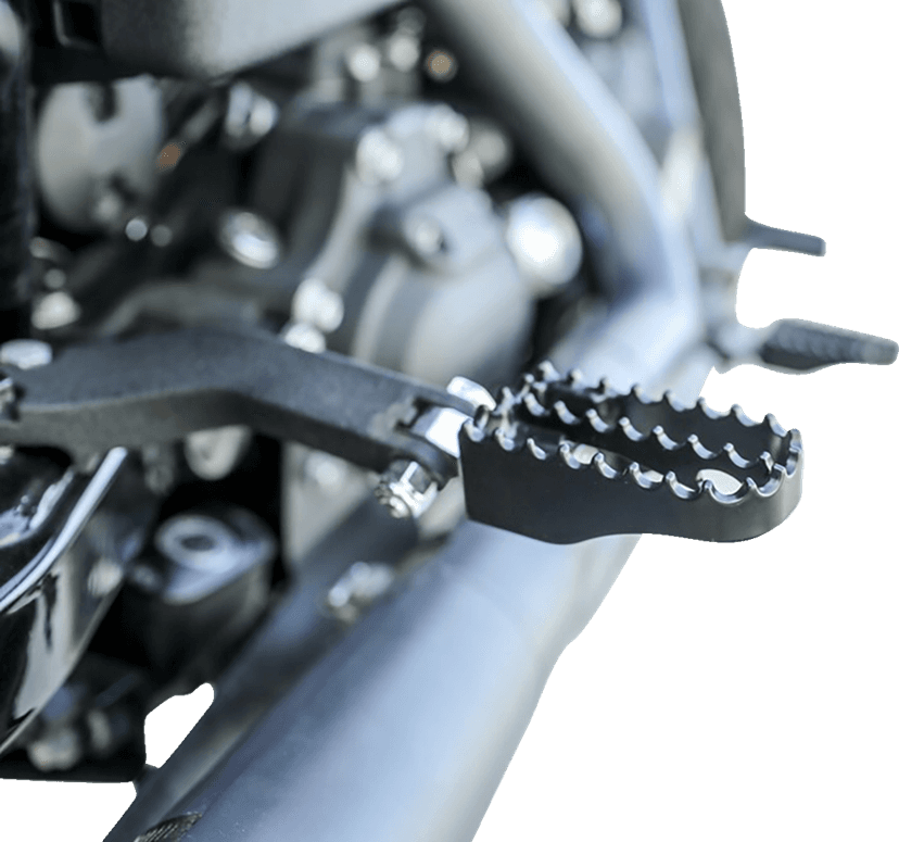BURLY BRAND 1620-2503 MX Mini Foot Pegs - Driver/Passenger - Black — image 3 of 6