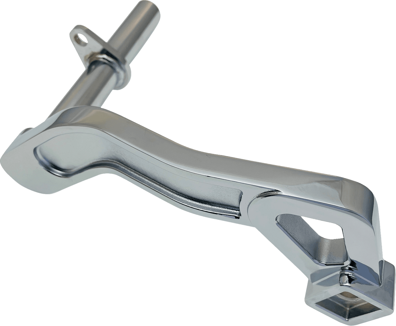 DRAG SPECIALTIES 1620-2504 Passenger Peg Mount - Left Mounting Bracket - Chrome - FXD