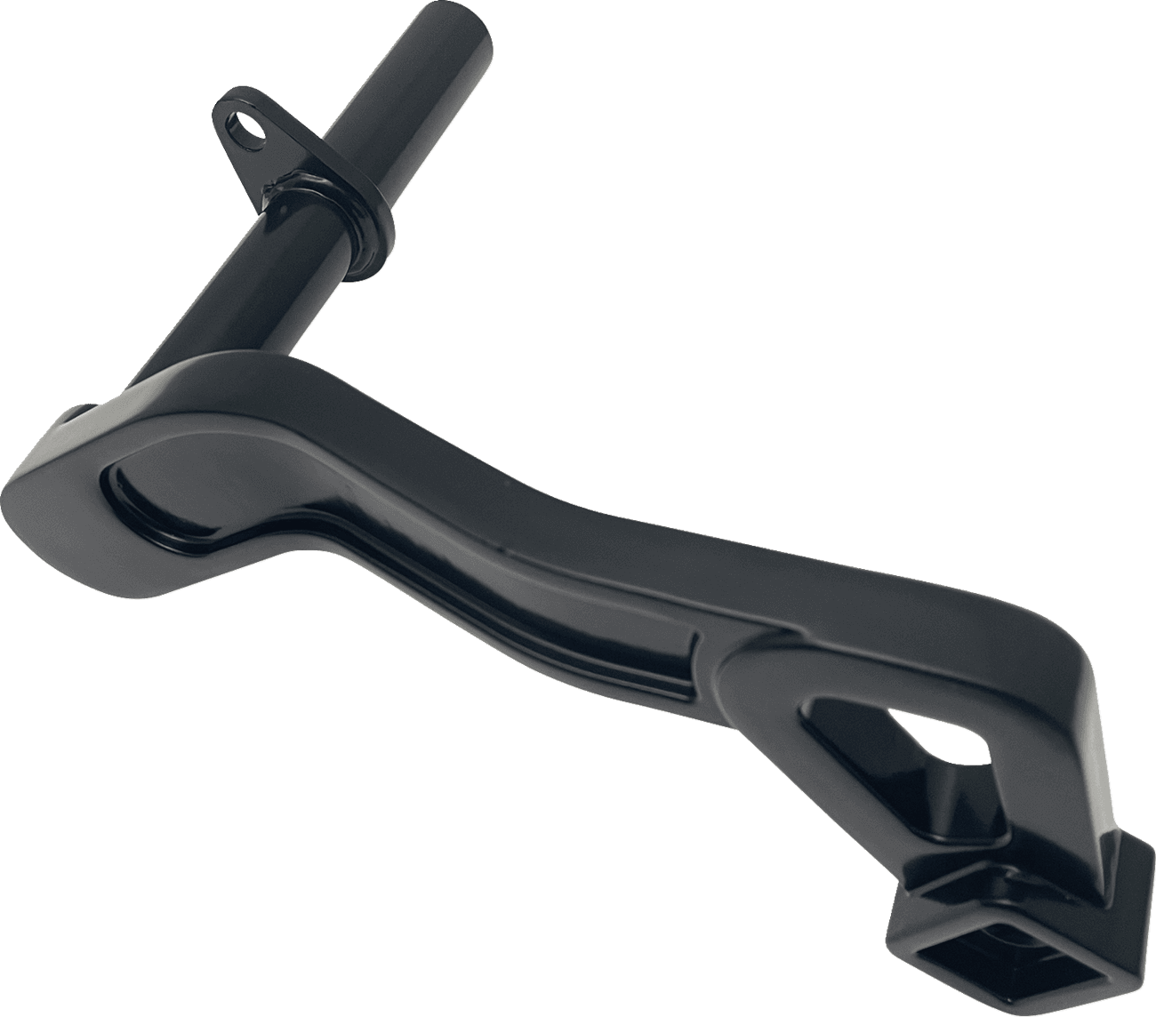 DRAG SPECIALTIES 1620-2505 Passenger Peg Mount - Left Mounting Bracket - Black - FXD