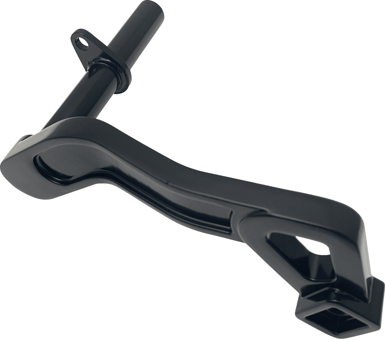 DRAG SPECIALTIES 1620-2505 Passenger Peg Mount - Left Mounting Bracket - Black - FXD