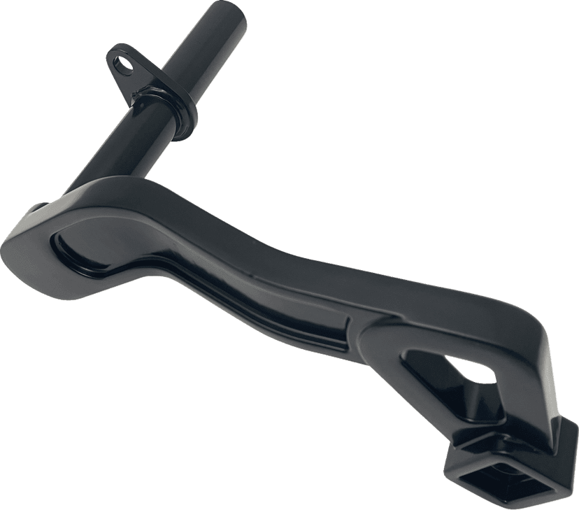 DRAG SPECIALTIES 1620-2505 Passenger Peg Mount - Left Mounting Bracket - Black - FXD