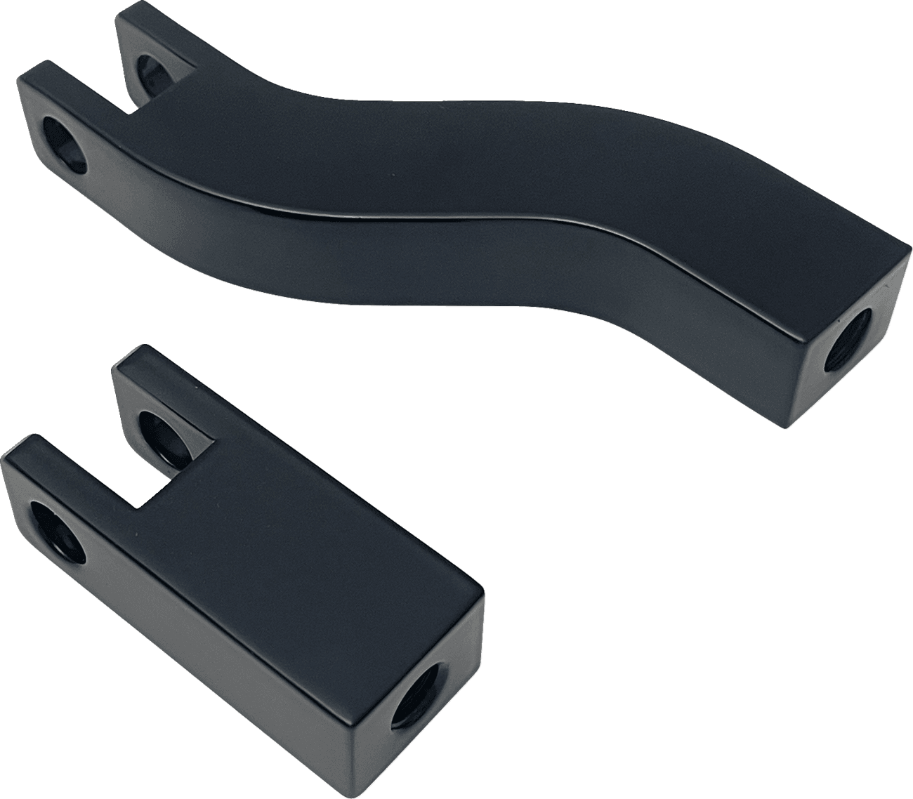 DRAG SPECIALTIES 1620-2507 Passenger Peg Mount - Foot Peg Supports - Black - FXD