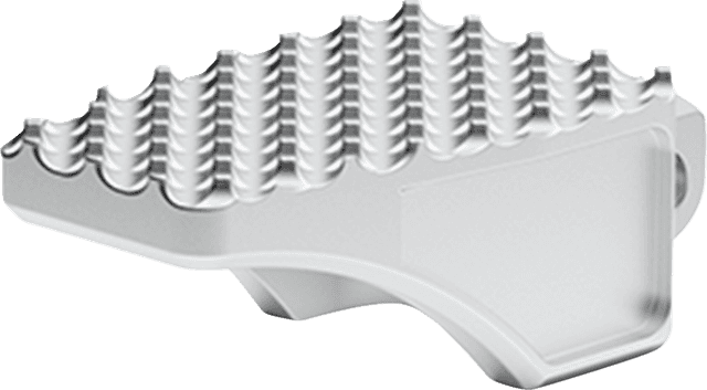 LA CHOPPERS 1620-2508 County Line Billet Foot Pegs - Rear - Raw