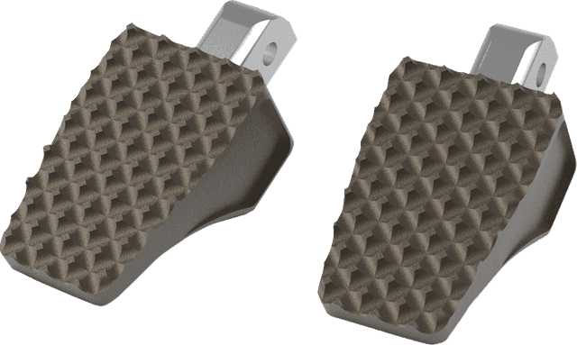 LA CHOPPERS 1620-2511 County Line Billet Foot Pegs - Rear - Bronze