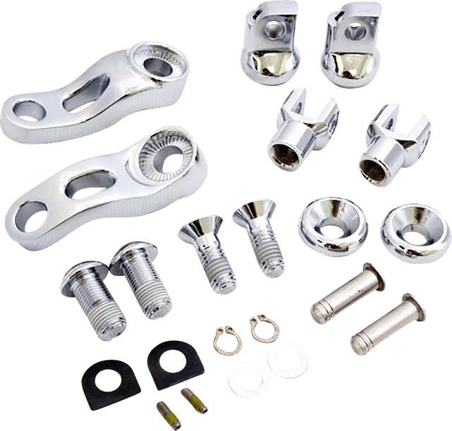 DRAG SPECIALTIES 1620-2512 Passenger Peg Mount - Adjustable - Chrome — image 1 of 2