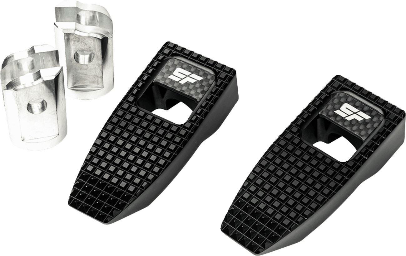 SLYFOX 1620-2525 Speed Pegs - Black Anodized - Front