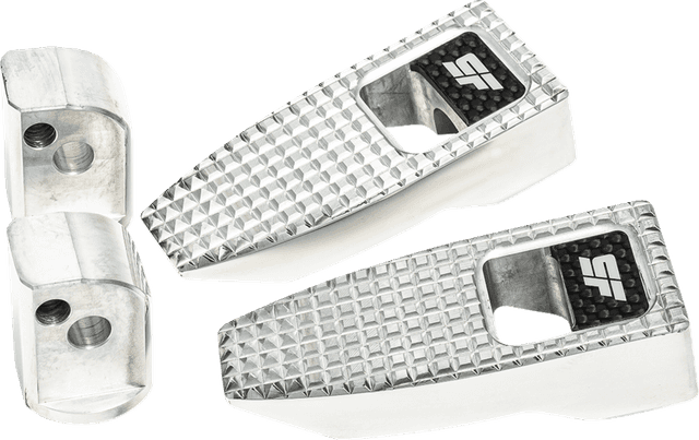 SLYFOX 1620-2528 Speed Pegs - Silver Polished - Rear
