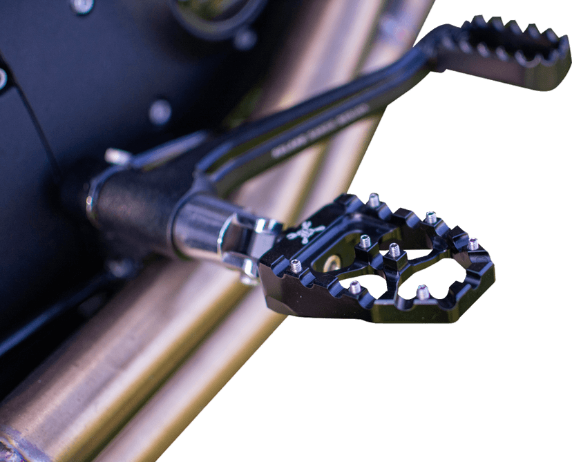 BURLY BRAND 1620-2636 MX Evolution Driver Pegs - Black - Sportster/Dyna — image 4 of 12