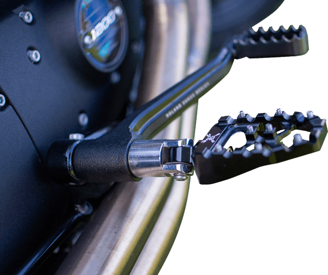 BURLY BRAND 1620-2636 MX Evolution Driver Pegs - Black - Sportster/Dyna — image 3 of 12