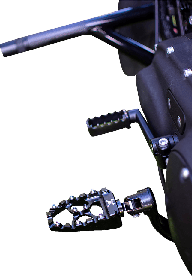BURLY BRAND 1620-2636 MX Evolution Driver Pegs - Black - Sportster/Dyna — image 9 of 12