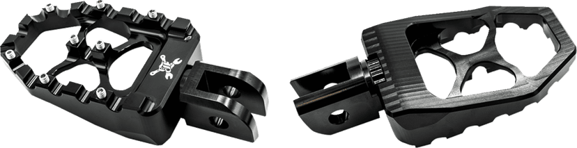 BURLY BRAND 1620-2637 MX Evolution Driver Pegs - Black - Softail — image 1 of 7